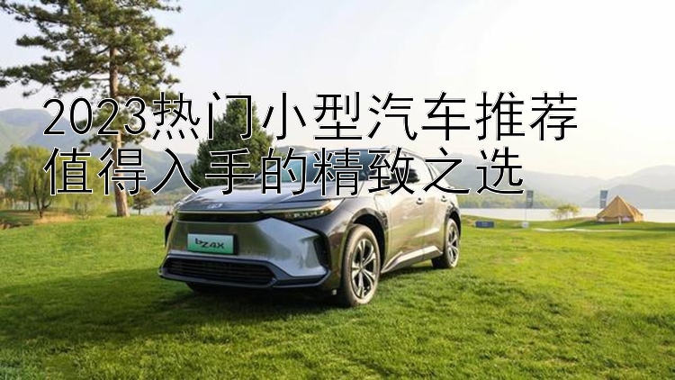 2023热门小型汽车推荐  值得入手的精致之选