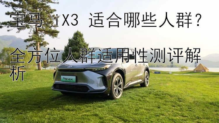 宝马 iX3 适合哪些人群？  全方位人群适用性测评解析