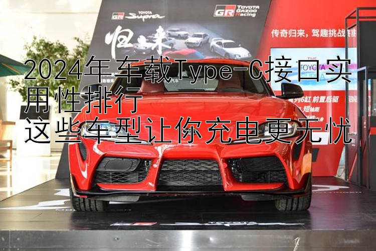 2024年车载Type-C接口实用性排行  这些车型让你充电更无忧