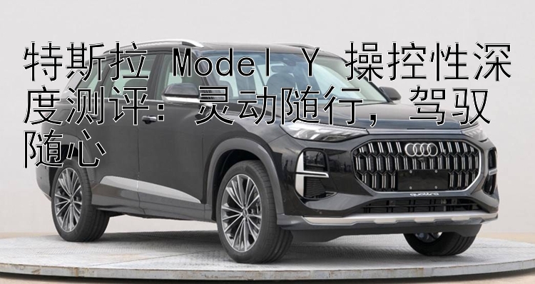 特斯拉 Model Y 操控性深度测评：灵动随行  驾驭随心